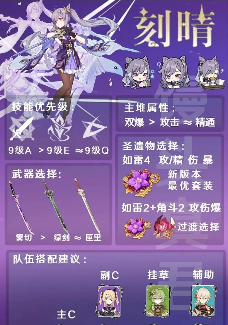 原神2.6版本攻略（揭秘刻晴在2.6版本的全新加强，让你成为无敌掌门人）