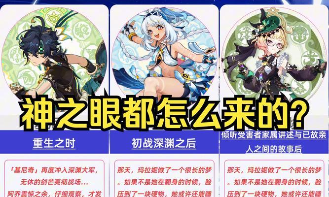 原神神瞳全攻略（探索秘境，解开谜题，尽揽神瞳之力）