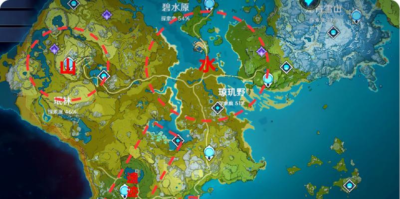 原神攻略（全面解析原神地图解锁的技巧和策略）